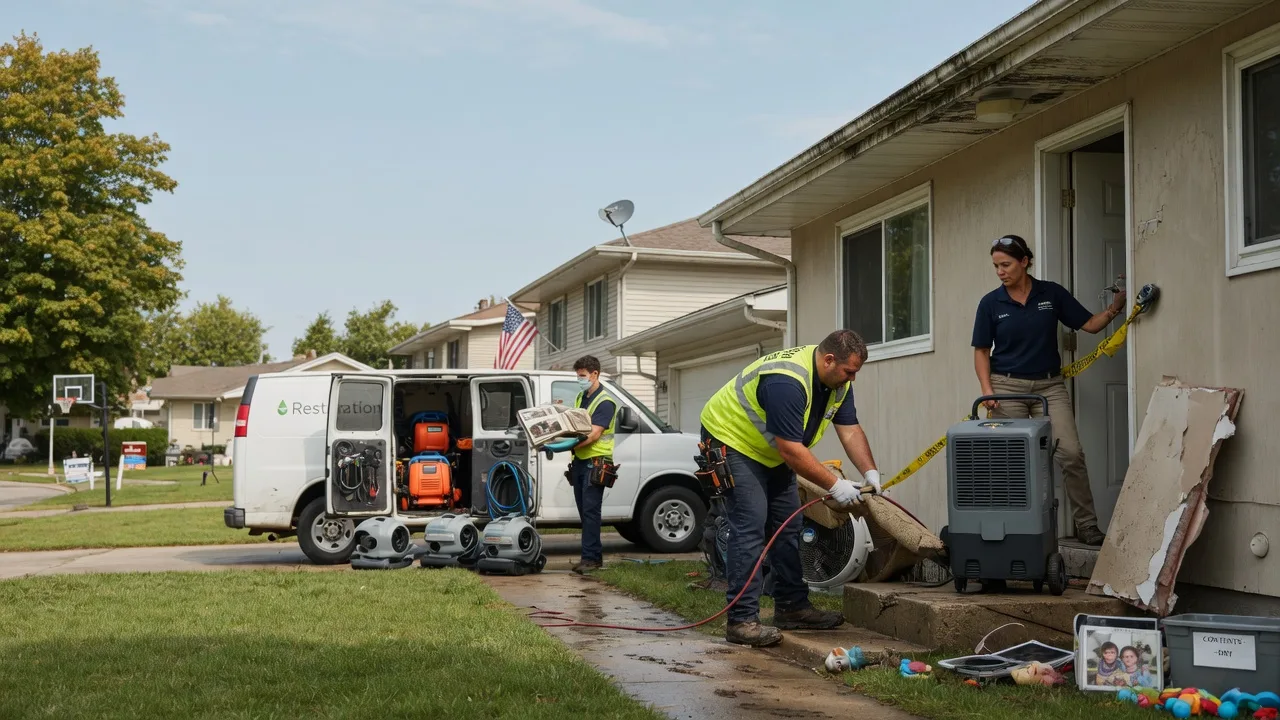 Water Damage Restoration in Pekin, IN near me